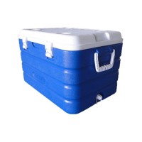 Термобокс Арктика 2000, 60 л, синий/белый