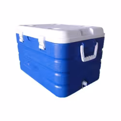 Термобокс Арктика 2000, 60 л, синий/белый
