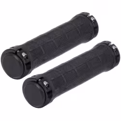 Грипсы велосипедные Trix, HL-G201-BK, 130мм, TwoSidelock черный