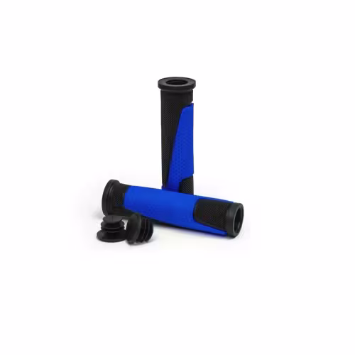 Грипсы велосипедные Forward, FWDHLG305B/BL, 130мм, черный/синий