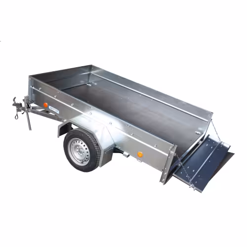 Прицеп бортовой одноосный Вектор ЛАВ 81011D, опорное колесо