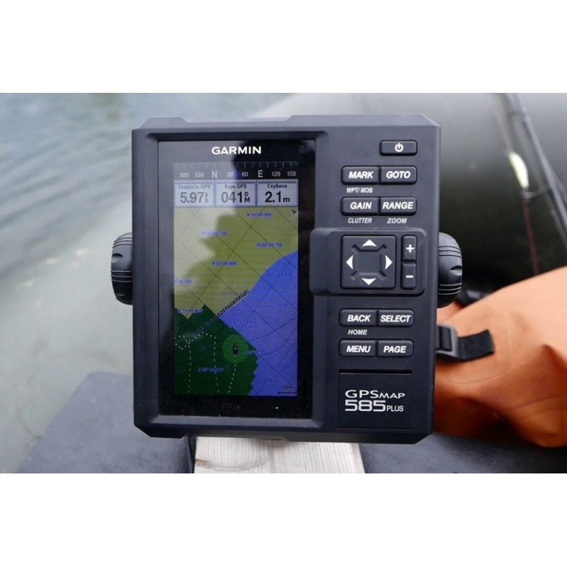 Картплоттер-эхолот Garmin GPSMAP 585 Plus с датчиком GT20