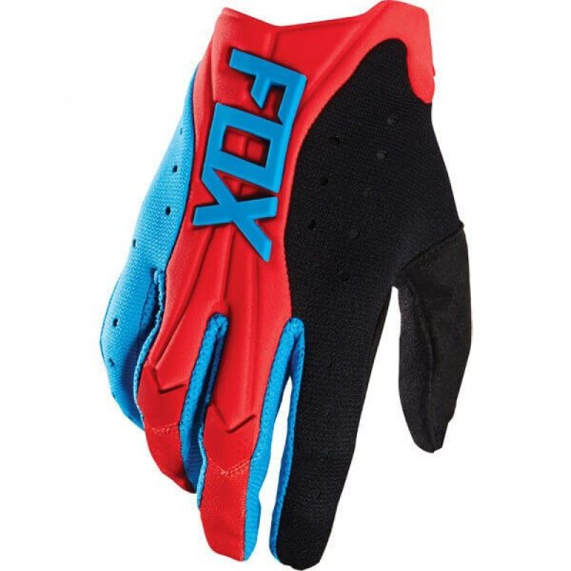 Мотоперчатки Fox Flexair Race, красный/синий, размер XL