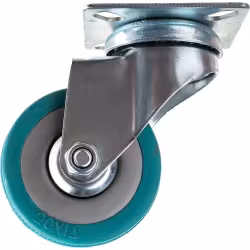 Колесо аппаратное поворотное с опорой Longway C-1702-MTB-050 SCg 25 (50x18 мм, 25 кг)  