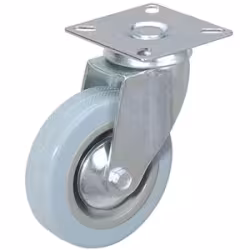 Колесо аппаратное Longway SCgb 42 поворотное с тормозом (100x27, 80кг) с опорой