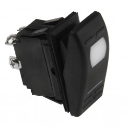 Переключатель двухпозиционный ON-OFF AES AES111854, 12 В/16 А с подсветкой