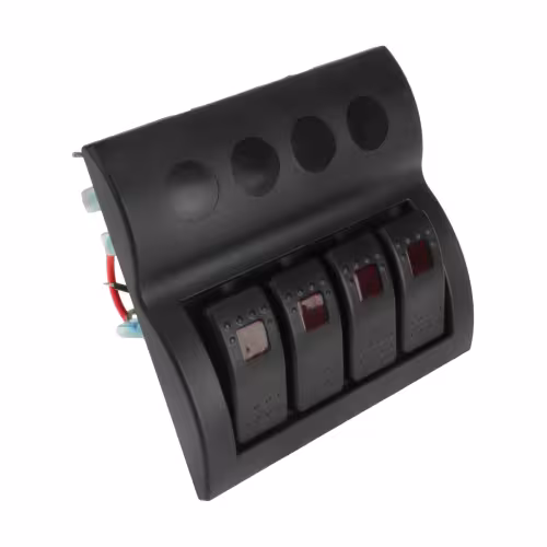 Панель бортового питания AES AES1214324, 4 переключателя