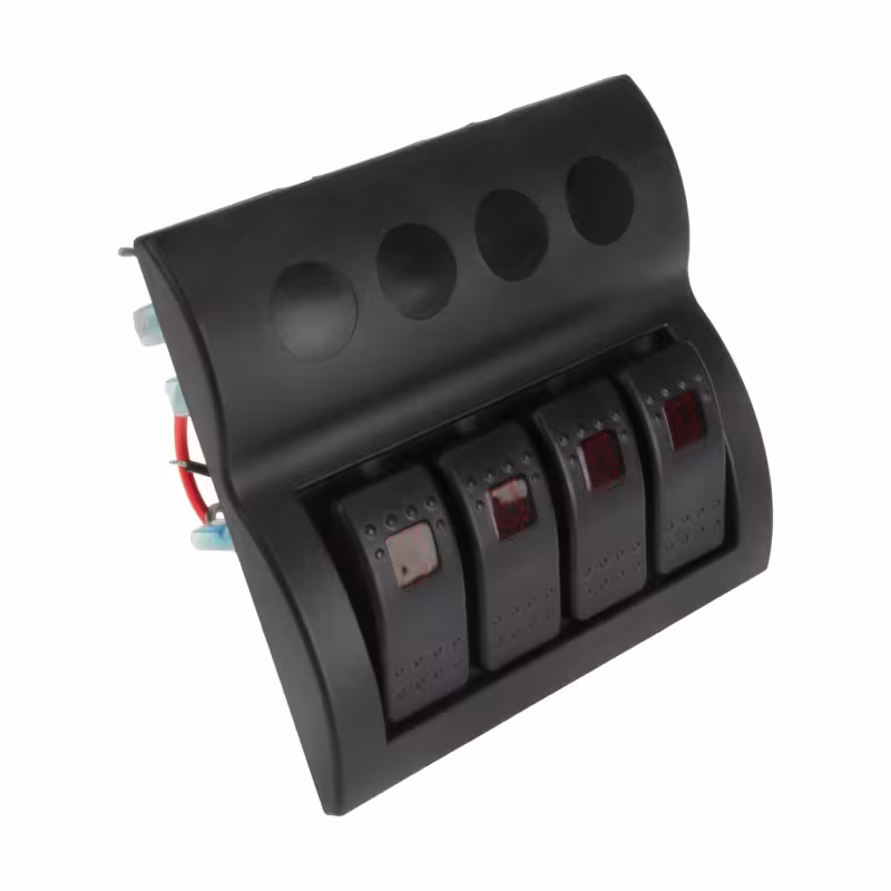 Панель бортового питания AES AES1214324, 4 переключателя