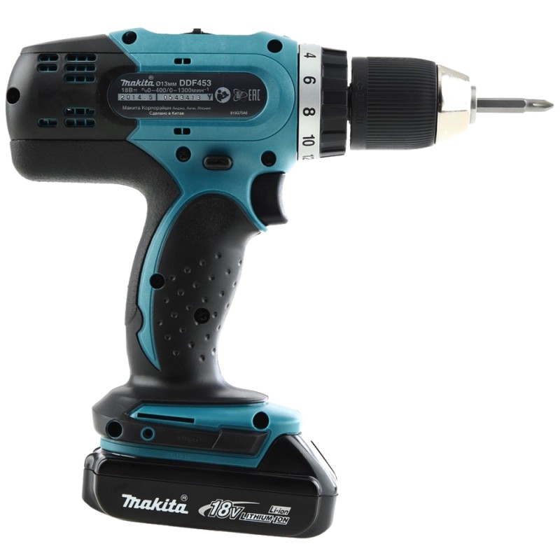 Дрель-шуруповерт аккумуляторная Makita DDF453SYX4 