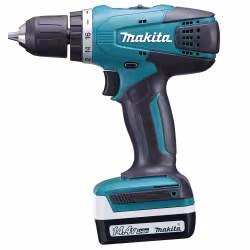 Дрель-шуруповерт аккумуляторная Makita DF347DWLE с фонарем