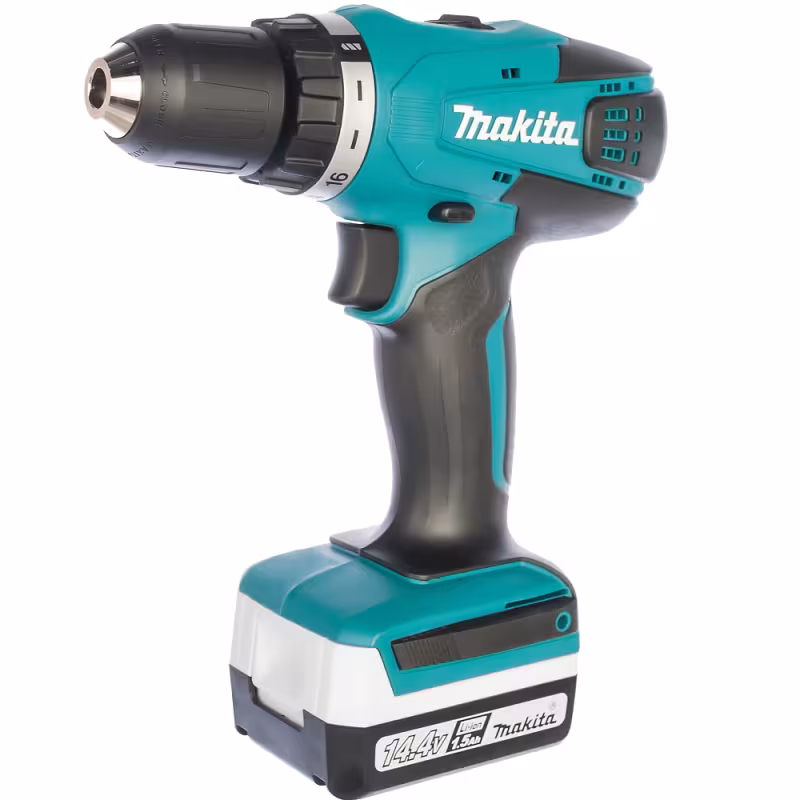 Дрель-шуруповерт аккумуляторная Makita DF347DWLE с фонарем