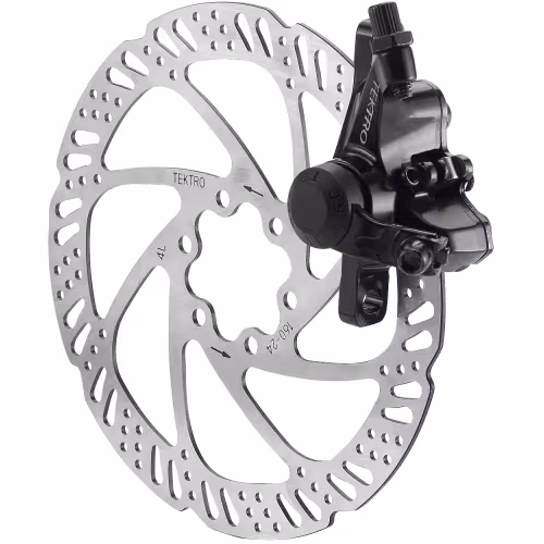 Тормоз механический (суппорт) TEKTRO MD-M280 F160/R140,IS,PM.с адаптером