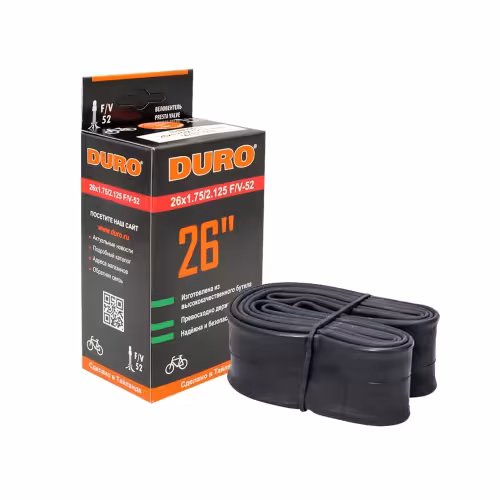 Камера Duro DHB01017, 26x1.75/2.125 F/V-52, бутил, Presta