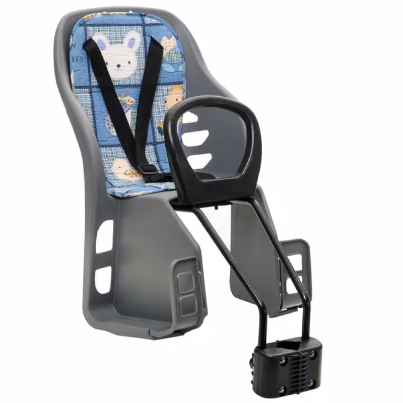 Велокресло детское на раму Sunnywheel YC-689, нагрузка до 18 кг, серый