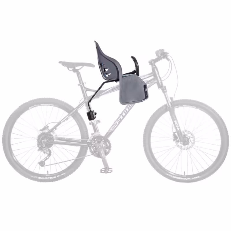 Велокресло детское на раму Sunnywheel YC-689, нагрузка до 18 кг, серый