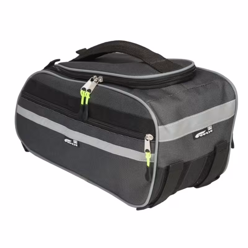 Велосумка на багажник Course Just-2, 13,5 л, серый