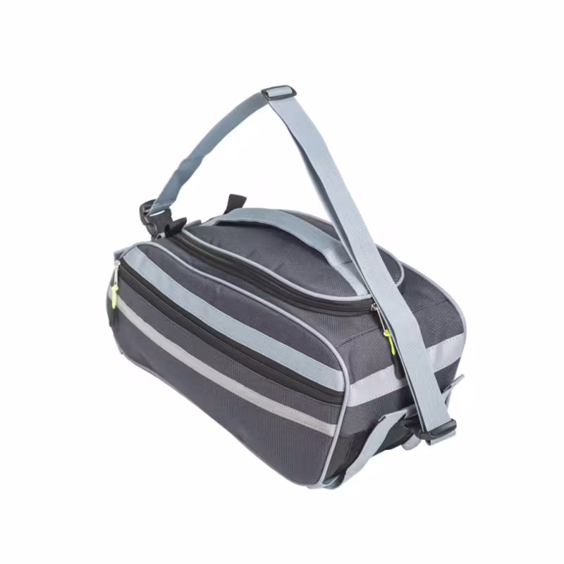 Велосумка на багажник Course Just-2, 13,5 л, серый