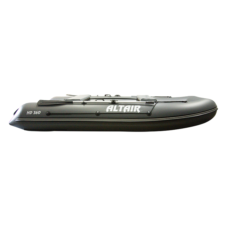 Надувная лодка ПВХ Altair HD 360, НДНД, серый