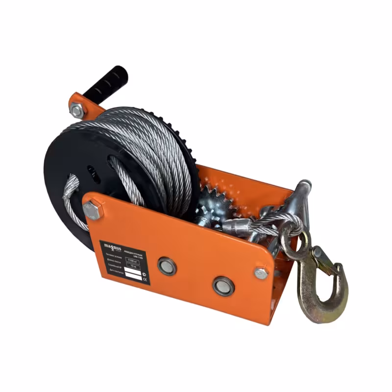 Лебедка барабанная Magnus-Profi LRB1100, 1,1 т