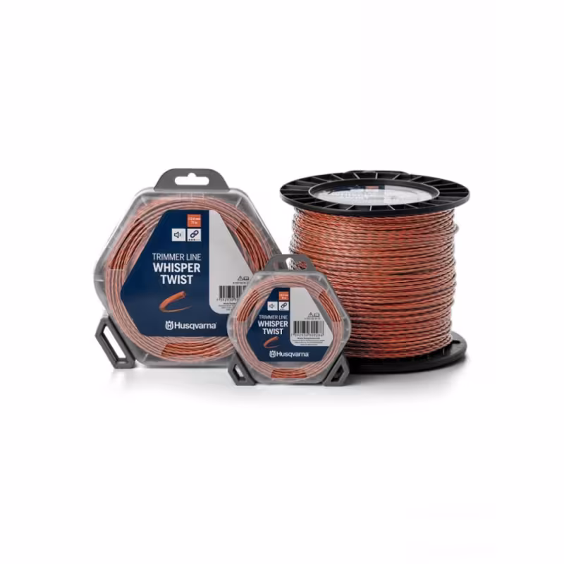 Корд триммерный бесшумный Husqvarna Whisper Twist, крест, 2,0мм*15м