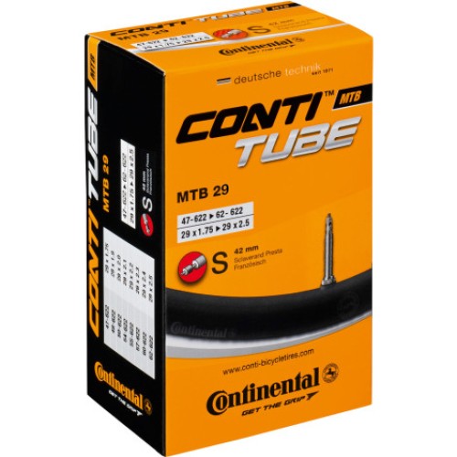 Камера Continental MTB 29 Light 00-00007024, 29x1.75х2.5, бутил, Presta F/V-60