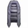 Надувная лодка ПВХ Адмирал 380, пайол фанерный, серый