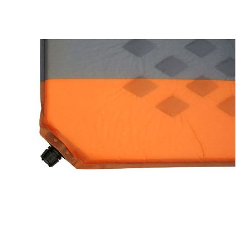 Коврик самонадувающийся туристический Envision Comfort, 188х60х3 см, оранжевый/серый