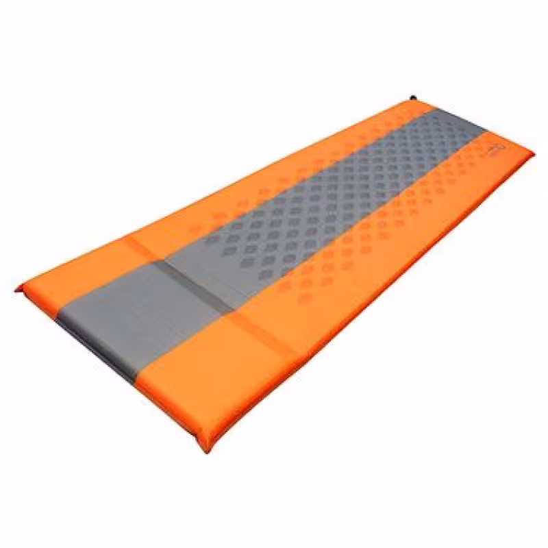 Коврик самонадувающийся туристический Envision Comfort, 188х60х3 см, оранжевый/серый