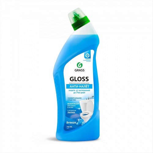 Средство для чистки сантехники Grass Gloss Breeze, 750 мл