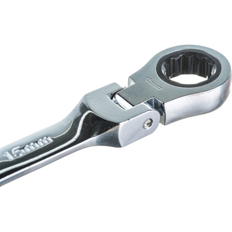  Ключ рожково-накидной Эврика ER-61015H, 15 мм