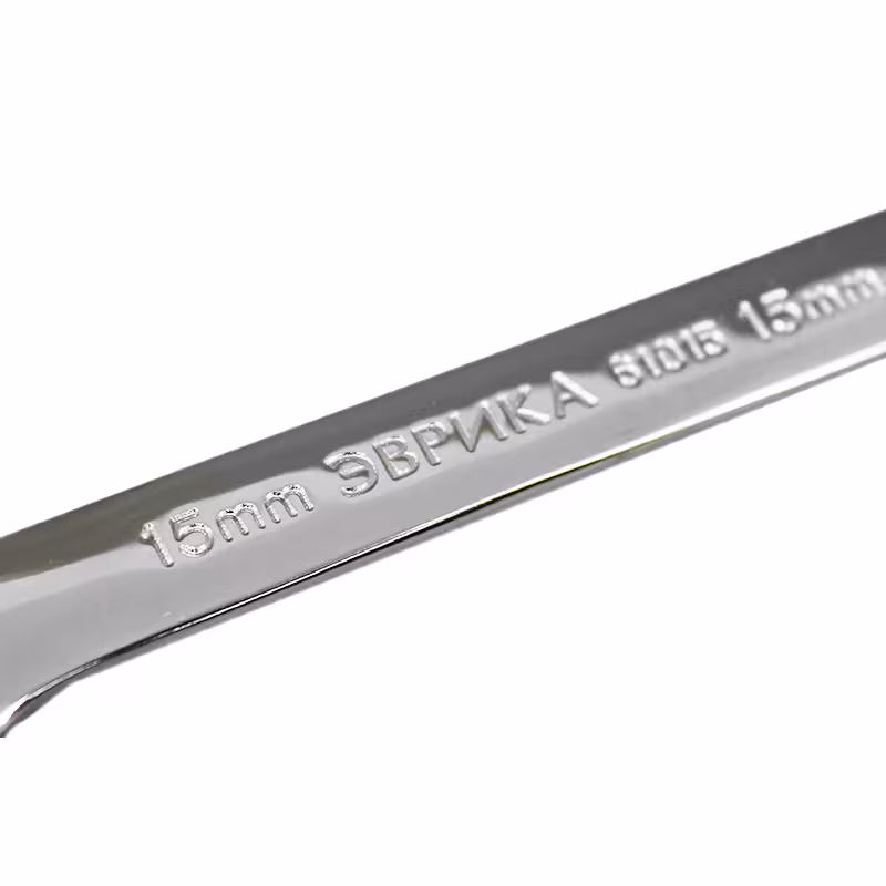  Ключ рожково-накидной Эврика ER-61015H, 15 мм