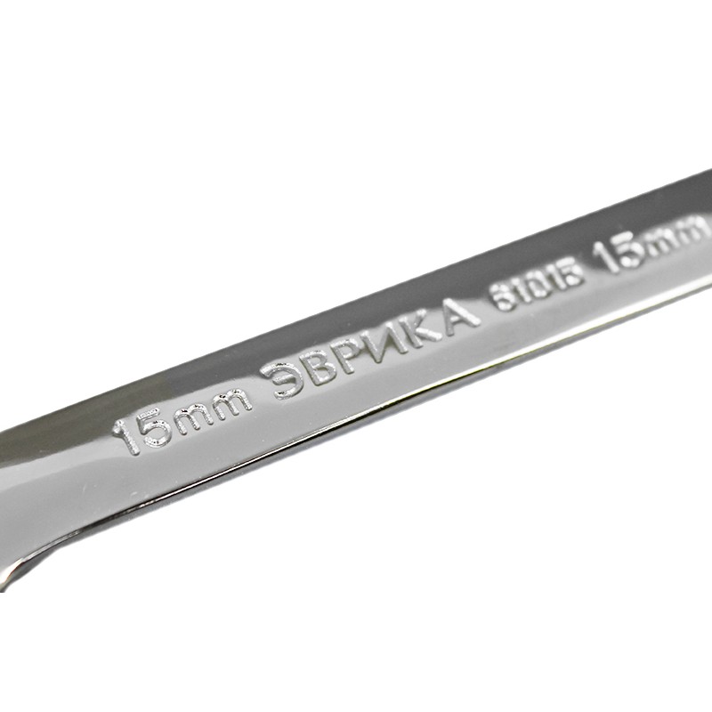  Ключ рожково-накидной Эврика ER-61015H, 15 мм