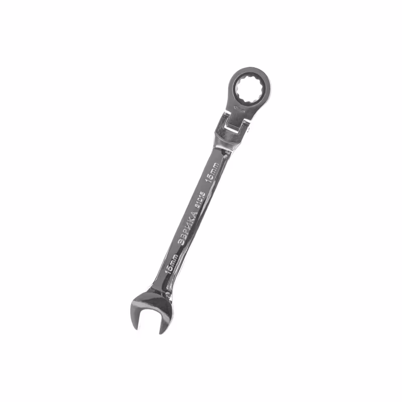  Ключ рожково-накидной Эврика ER-61015H, 15 мм