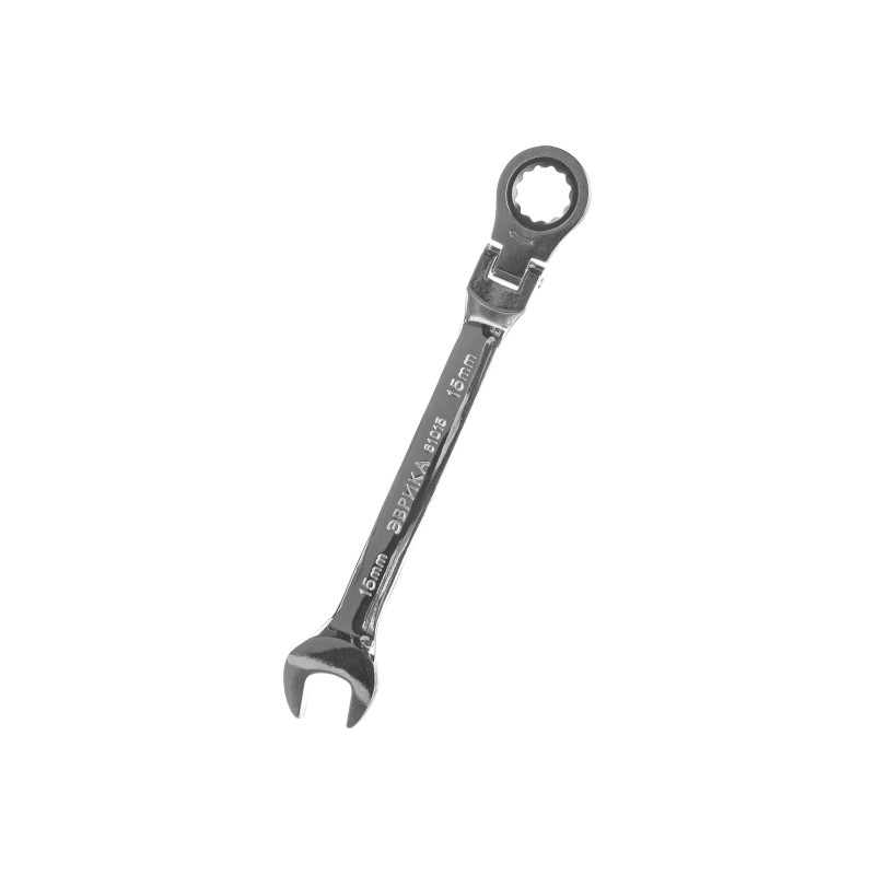  Ключ рожково-накидной Эврика ER-61015H, 15 мм