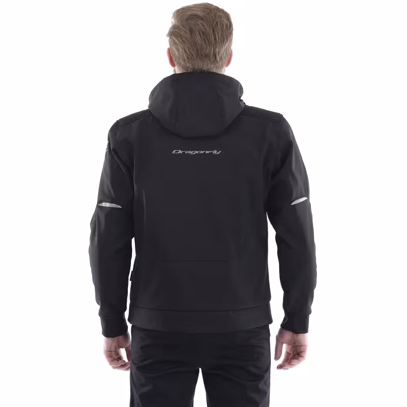 Мотокуртка с защитой мужская Dragonfly Urban, черный, размер XL, 188 см