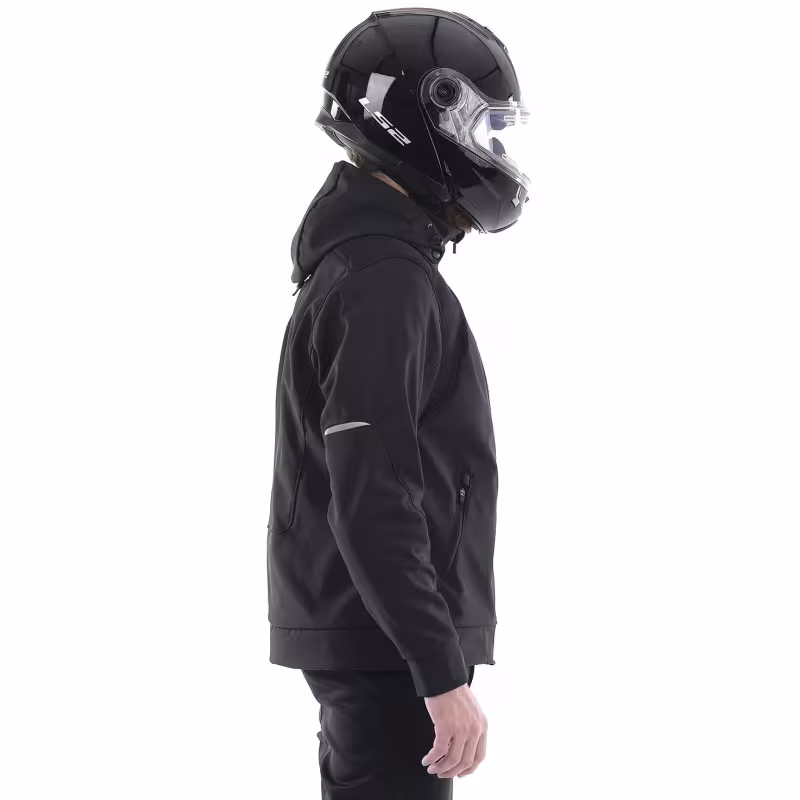 Мотокуртка с защитой мужская Dragonfly Urban, черный, размер XL, 188 см