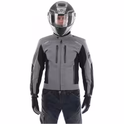Мотокуртка мужская Dragonfly City, серый/черный, размер L, 182 см