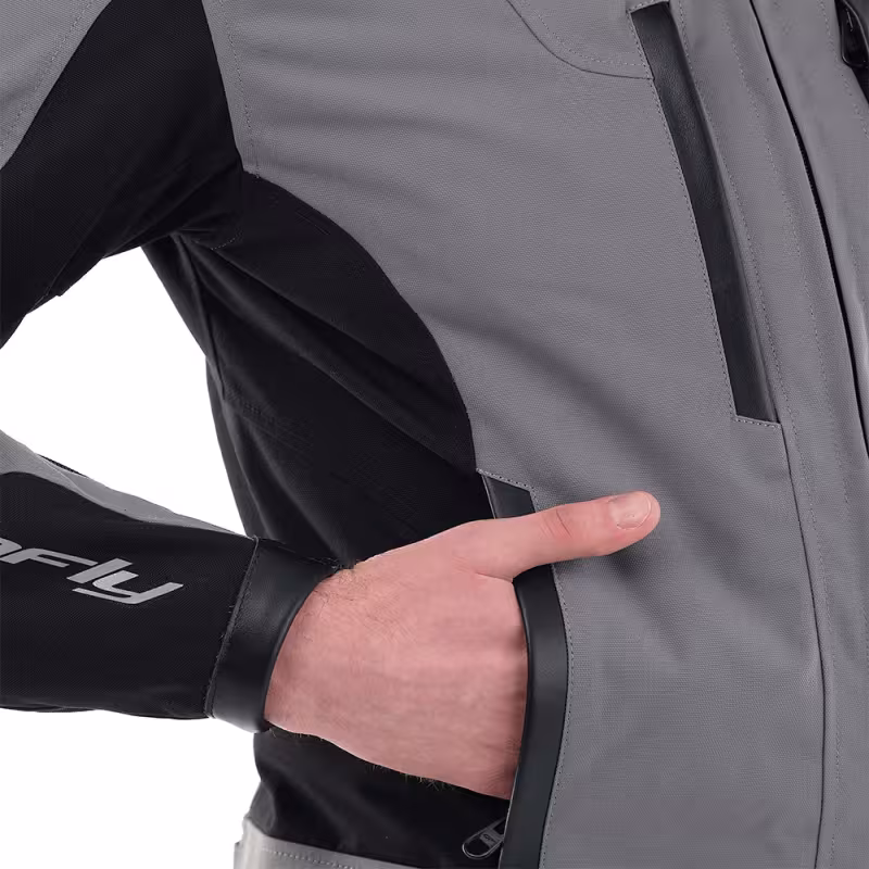 Мотокуртка мужская Dragonfly City, серый/черный, размер L, 182 см