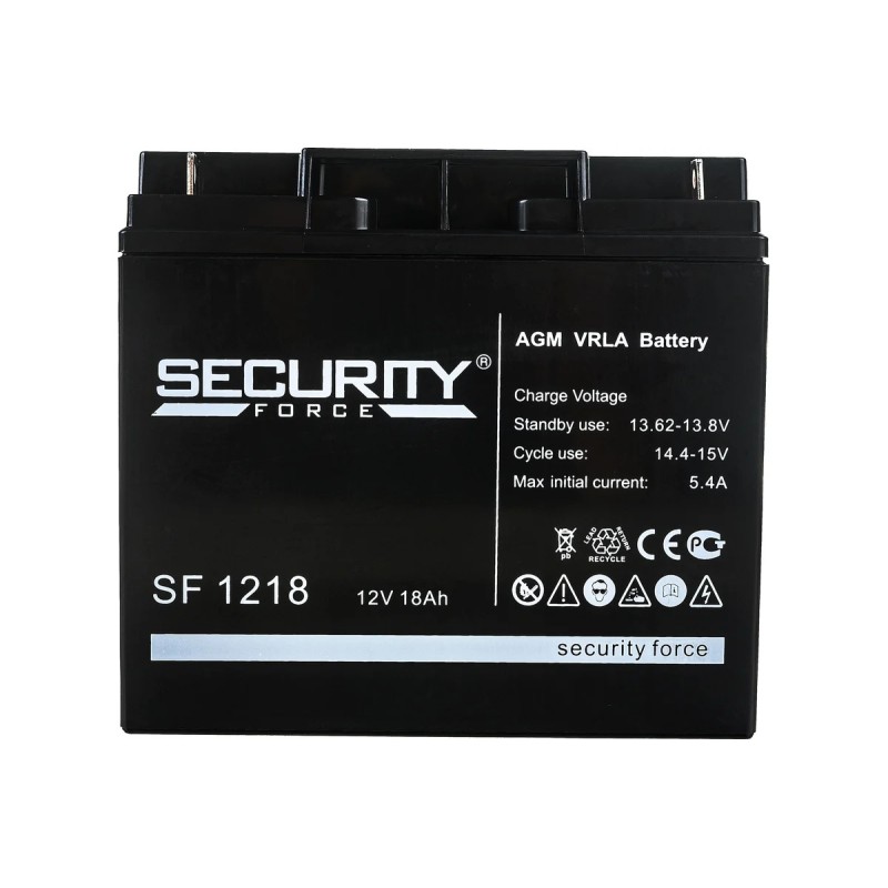 Аккумулятор Security Force AGM 18Ah,12V