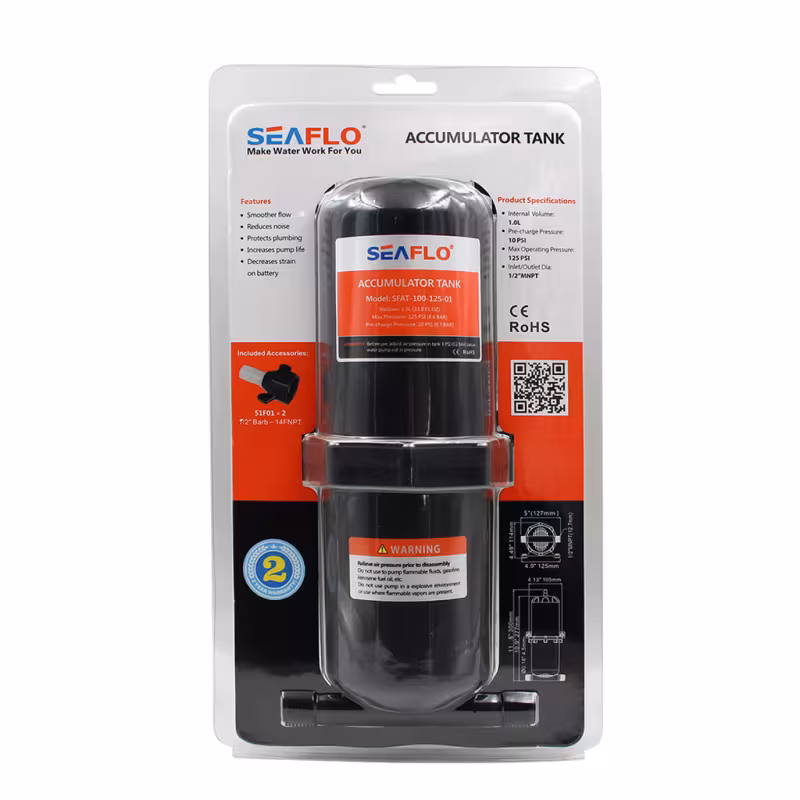 Демпфирующая емкость SeaFlo 10265662, 1л