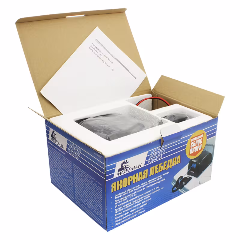 Лебедка якорная тросовая со свободным сбросом якоря