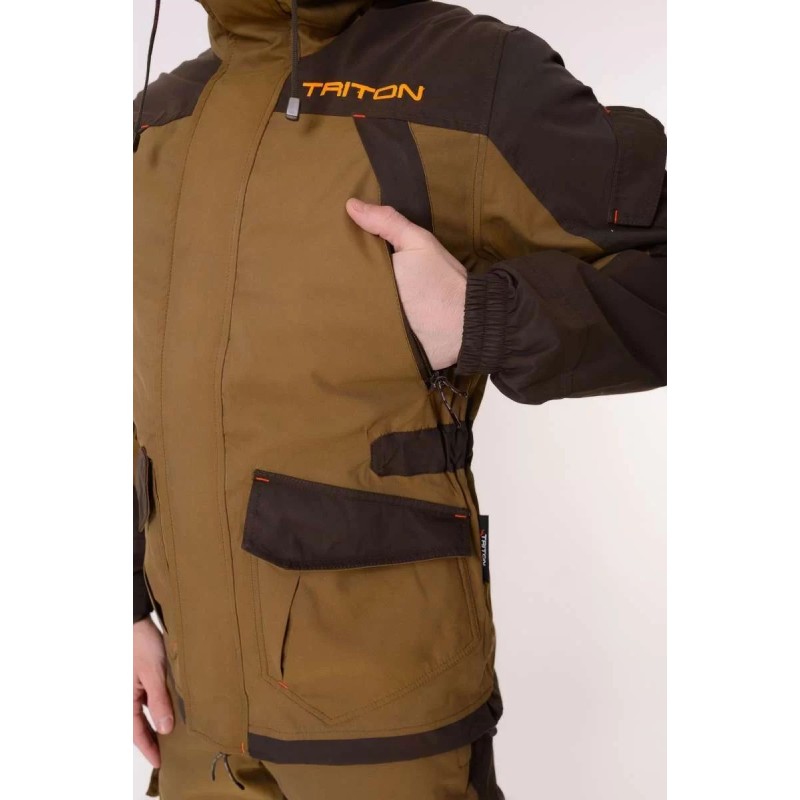 Костюм мужской Triton Gear Gorka PRO -5, ткань Твил, коричневый, размер 52-54 (L), 182-188 см