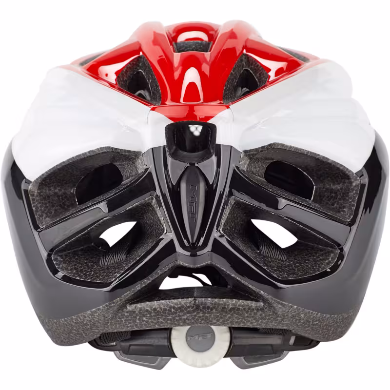 Велошлем Met Funandgo, черный/красный/белый, 54-61 см