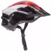 Велошлем Met Funandgo, черный/красный/белый, 54-61 см