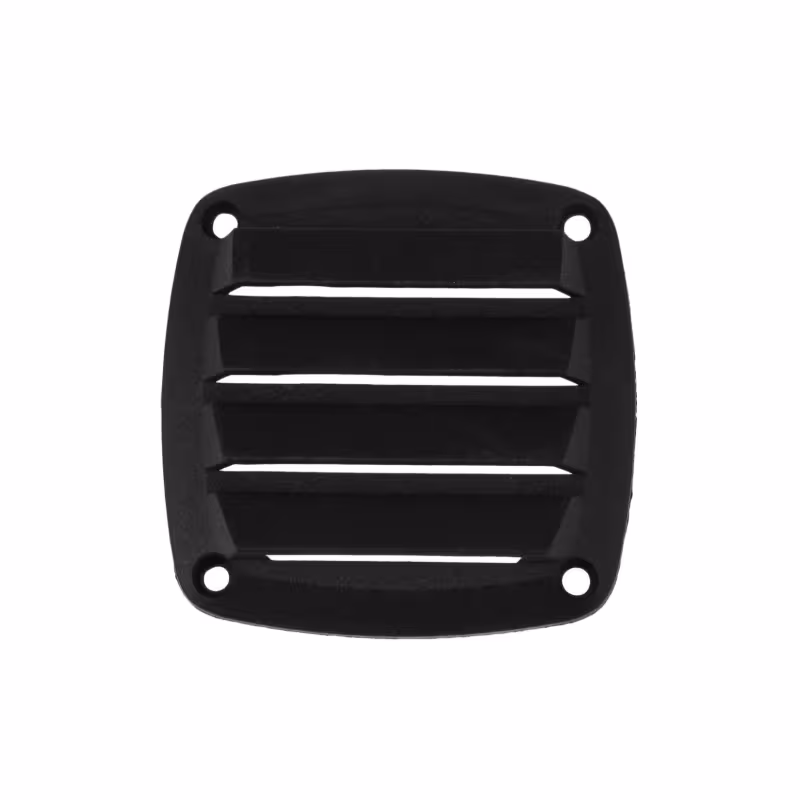 Решетка воздухозаборника TMC 15201B, 86х86х15 мм, черный