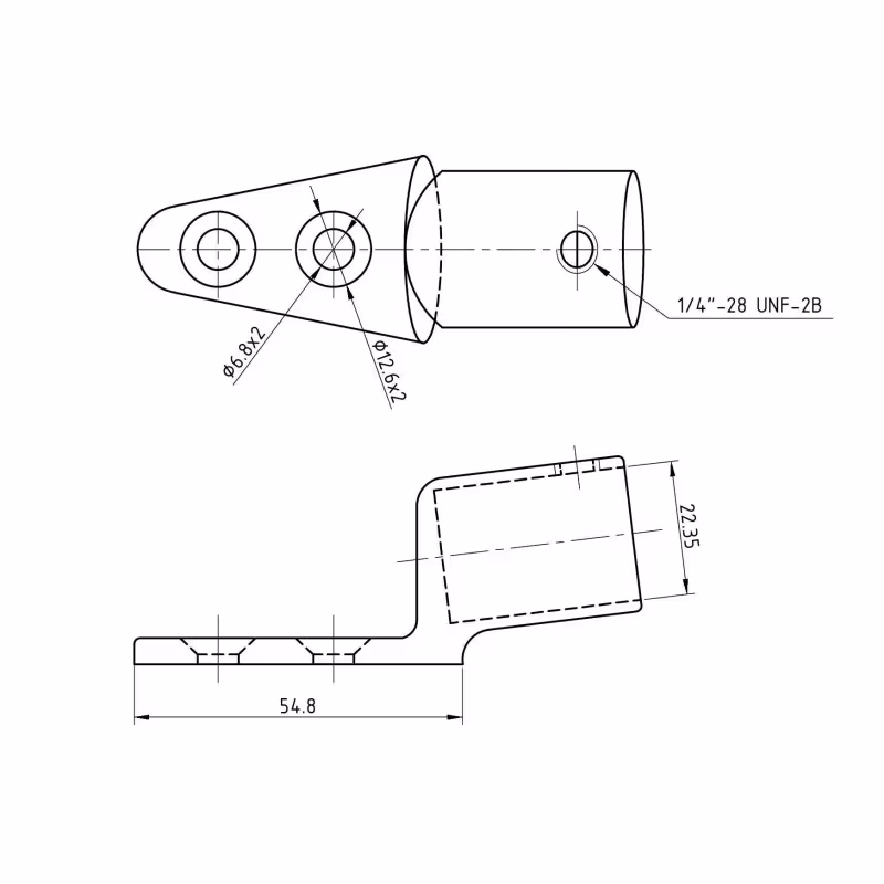 Крепление леера Kofuku 66084, 7/8"