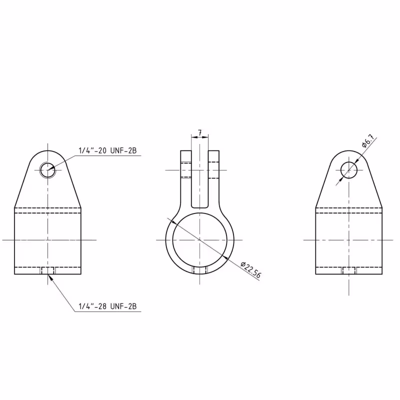 Кронштейн скользящий для рамы тента Kofuku 66100, 7/8"