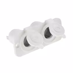 Панель с двумя разъемами прикуривателя Yih Sean AS245PPW