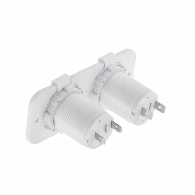 Панель с двумя разъемами прикуривателя Yih Sean AS245PPW