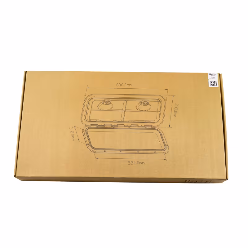 Люк смотровой SeaFlo SFRE135360601, 353х606 мм, белый